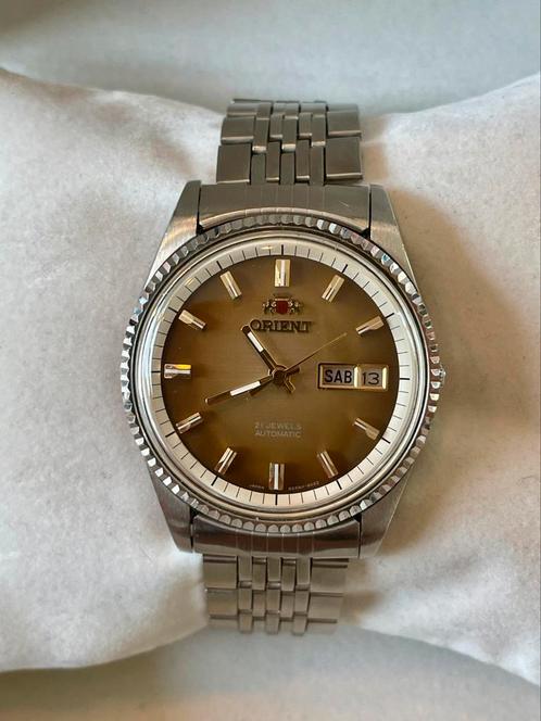Orient three star YN904511, Sieraden, Tassen en Uiterlijk, Horloges | Antiek, Overige merken, Staal, 1960 of later, Ophalen