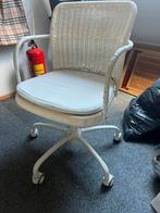 Ikea wit rotan bureaustoel, Gebruikt, Ophalen