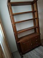 Zwaar massief eiken houten kaaskast / buffetkast, Ophalen, Gebruikt, 100 tot 150 cm, 200 cm of meer