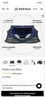 Deryan Reisbedje voor baby's en peuters, kleur blauw, Ophalen of Verzenden, Zo goed als nieuw, Reisbedje