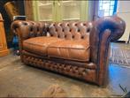 Vintage chesterfield 2-zitsbank | loveseat Engelse stijl, Gebruikt, Onbekend, Tweepersoons, 75 tot 100 cm