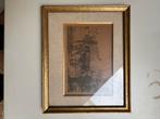 Schilderij/tekening W.D. Zwart, Antiek en Kunst, Kunst | Schilderijen | Klassiek, Ophalen