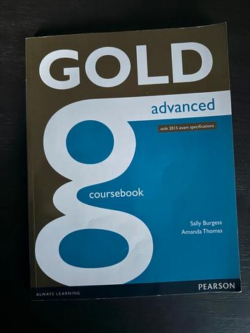 Gold advanced coursebook beschikbaar voor biedingen