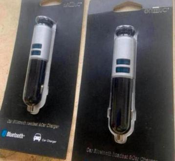 9X onmuc Bluetooth headset & autolader USB lader auto Bellen beschikbaar voor biedingen