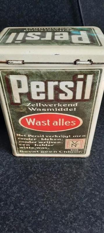 antiek blik Persil beschikbaar voor biedingen