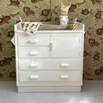Toffe vintage jaren 50/60 commode babykamer kast met rekje, Ophalen, Gebruikt, 50 tot 70 cm, Onbekend