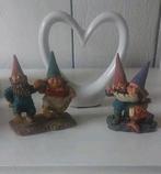 Beeldje David en Lisa  2 beeldjes David de kabouter gnome, Ophalen of Verzenden, Zo goed als nieuw