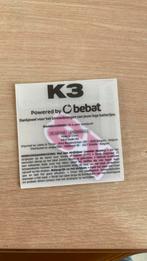 K3 strijklabel, Ophalen of Verzenden, Nieuw