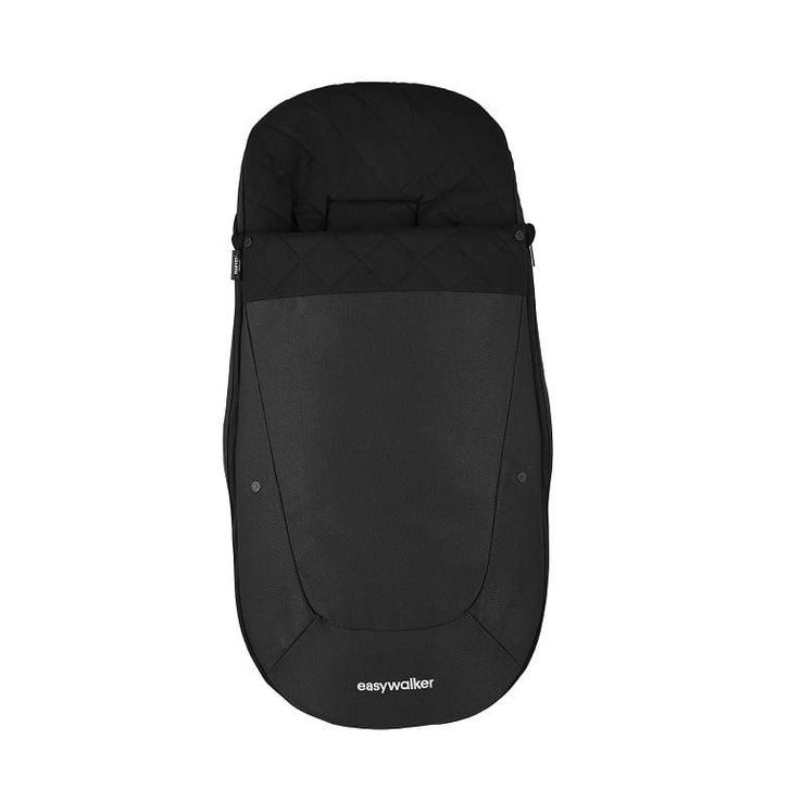 Easywalker Premium Voetenzak Zwart, Kinderen en Baby's, Kinderwagens en Combinaties, Zo goed als nieuw, Overige merken, Ophalen of Verzenden