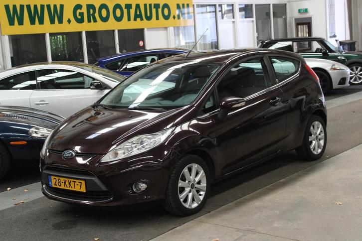 Ford Fiesta 1.4 Ghia Cruise|PDC|Airco (bj 2010, automaat), Auto's, Ford, Bedrijf, Te koop, Fiësta, ABS, Airbags, Airconditioning