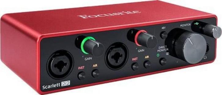 Focusrite Scarlett 2i2 3rd Ge USB Audio Interface, Computers en Software, Geluidskaarten, Nieuw, Ophalen of Verzenden