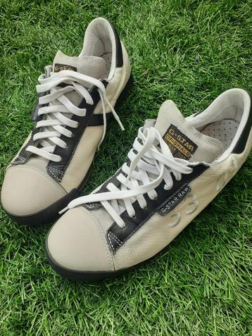 GSTAR SNEAKERS maat 41.creme wit met blauw beschikbaar voor biedingen