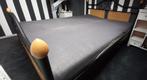 bed, Huis en Inrichting, Ophalen, Zwart, Tweepersoons, Zo goed als nieuw