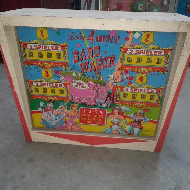Flipperkast Pinball - Bally Band Wagon 1965, Verzamelen, Automaten | Flipperkasten, Gebruikt, Mechanisch, Flipperkast, Bally, Ophalen