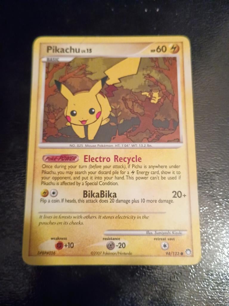 Pikachu 94/123 Engels (4x), Verzenden