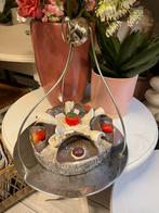 Riviera maison rtagere & nep taart, Ophalen of Verzenden, Zo goed als nieuw, Rond, Riet