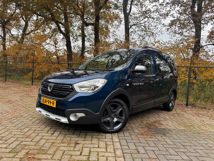 Dacia Dokker 1.2TCE Stepway Nwapk/Cruise/Airco/LageKm/Trkh, Auto's, Dacia, Bedrijf, Dokker, ABS, Airbags, Airconditioning, Alarm