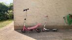 Roze spacescooter + gratis wavescooter, Fietsen en Brommers, Steps, Ophalen, Gebruikt, Gewone step