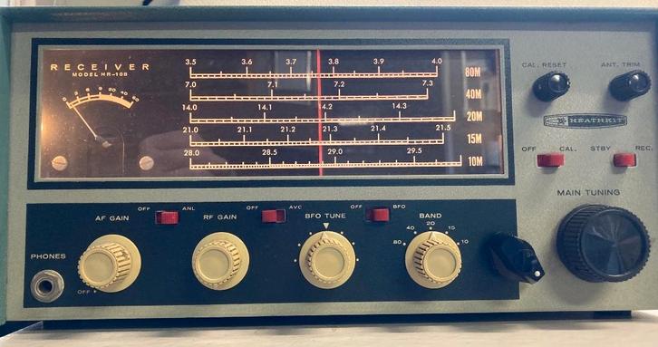 Heathkit HR-10B Amateur Band Receiver, Telecommunicatie, Zenders en Ontvangers, Gebruikt, Ontvanger, Ophalen of Verzenden