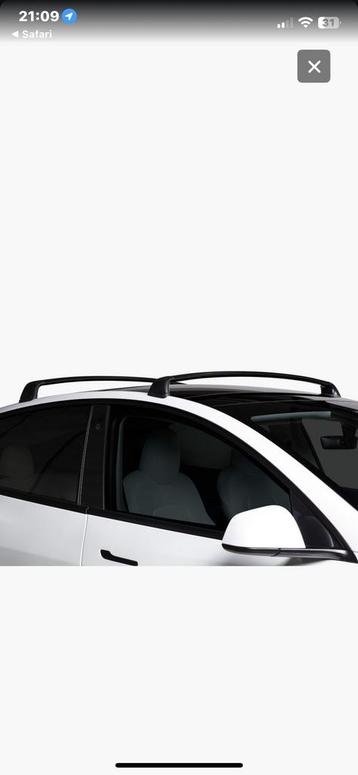Te huur: Tesla Model Y dakdragers (origineel Tesla) beschikbaar voor biedingen