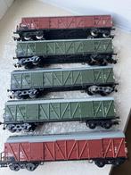 5x Piko ho Stam goederenwagens DRG, Hobby en Vrije tijd, Modeltreinen | H0, Gelijkstroom, Wagon, Zo goed als nieuw, Piko