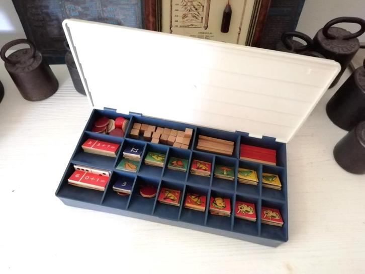 Oude rekendoos van Malmberg LFCM retro vintage '50, Antiek en Kunst, Curiosa en Brocante, Ophalen of Verzenden