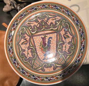 Vintage Sierbord Portugal Haan Motief beschikbaar voor biedingen