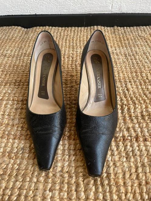 Peter Kaiser pumps zwart leer, Kleding | Dames, Schoenen, Zo goed als nieuw, Zwart, Ophalen of Verzenden