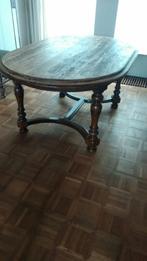 Eiken ovalen eetkamertafel zoals op foto 1 afgebeeld., Ophalen, Gebruikt, 100 tot 150 cm, Eikenhout