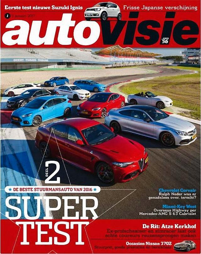 Autovisie 1 2017 : Nissan 370Z - Mercedes S63 AMG - C63 AMG, Boeken, Auto's | Folders en Tijdschriften, Gelezen, Algemeen, Ophalen of Verzenden