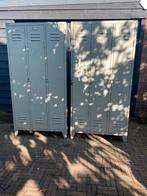 Metalen legerkast 2 stuks., Huis en Inrichting, Kasten | Lockerkasten, Ophalen, Gebruikt