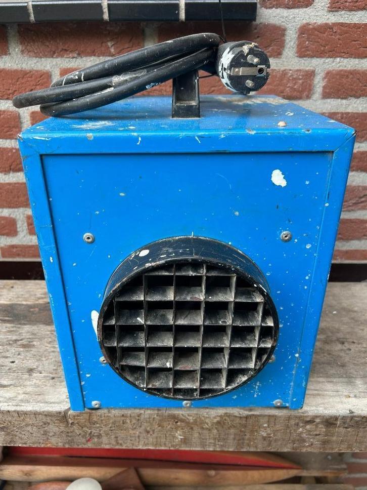 Dikair DE15 elektrische bouwkachel 230 V stroom, Doe-het-zelf en Verbouw, Verwarming en Radiatoren, Gebruikt, Kachel, 200 tot 500 watt