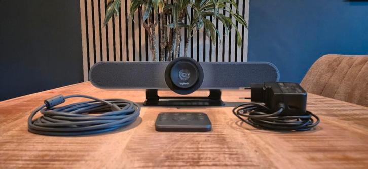 Logitech Meetup Conference Camera, Computers en Software, Webcams, Gebruikt, Bedraad, ChromeOS, MacOS, Windows, Android, iOS, Zoomfunctie
