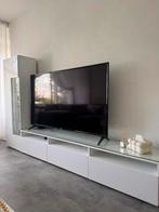 Tv meubel hoogglans wit, Huis en Inrichting, Kasten | Televisiemeubels, Ophalen, 150 tot 200 cm, Zo goed als nieuw, Minder dan 100 cm