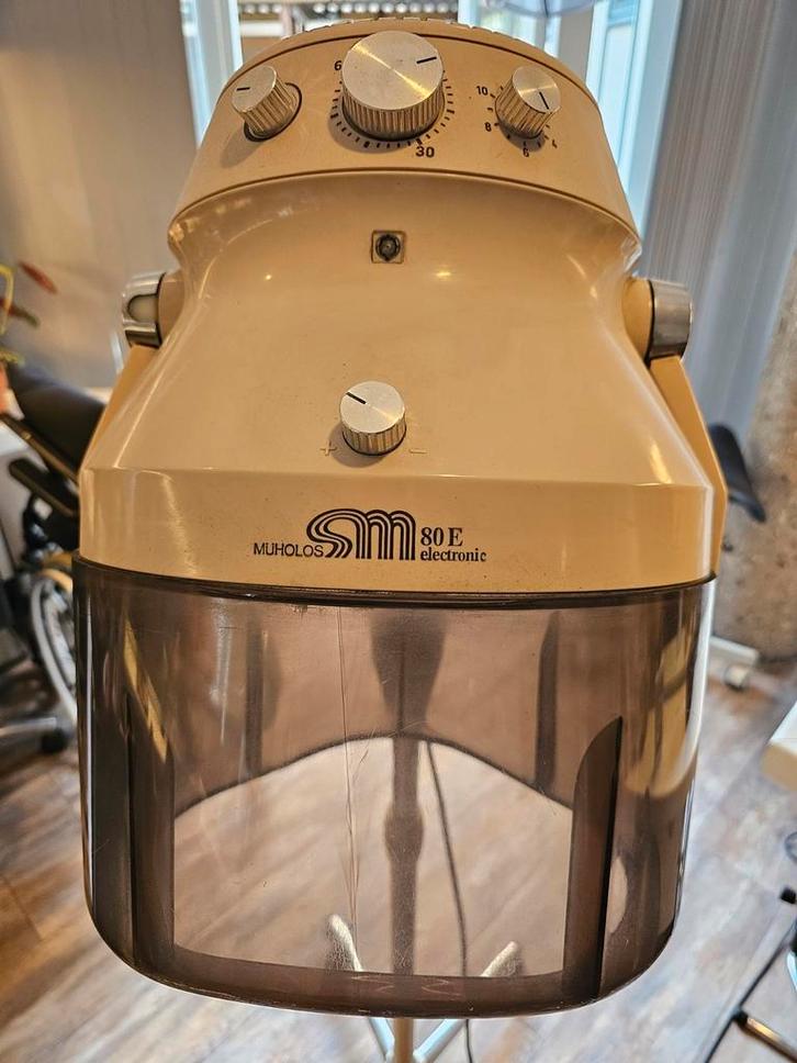 Vintage Muholos SM 80 E Haar Droogkap, Witgoed en Apparatuur, Persoonlijke-verzorgingsapparatuur, Gebruikt, Haarverzorging, Ophalen of Verzenden