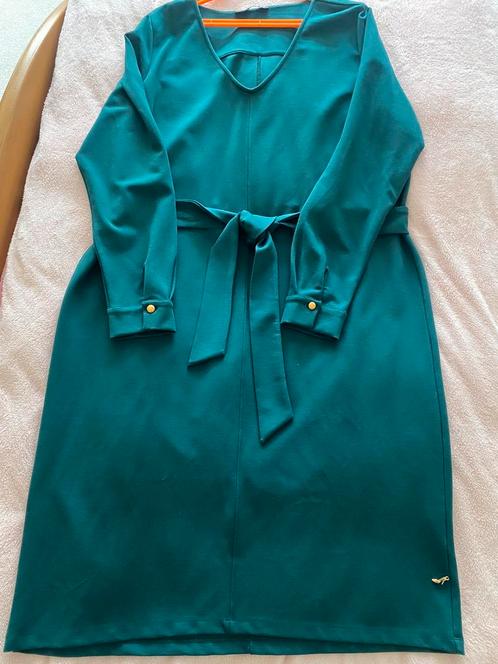Midi jurk donkergroen juffrouw Jansen maat xxl, Kleding | Dames, Jurken, Nieuw, Maat 46/48 (XL) of groter, Groen, Onder de knie
