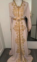 Zgan marokkaanse jurk takchita kaftan takshita, Ophalen of Verzenden, Zo goed als nieuw, Blauw, Overige typen