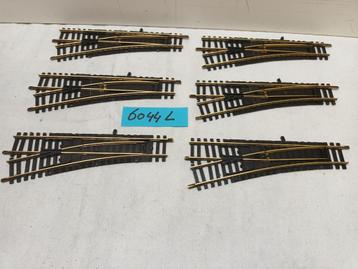 FLEISCHMANN  6 X L  4 X R  LEIDEND HANDWISSELS 6044 beschikbaar voor biedingen