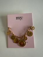 My Jewellery Gouden Bedelarmband NIEUW, Staal, Nieuw, Ophalen of Verzenden, Met bedels of kralen