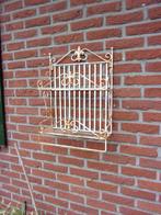 BROCANTE MUURREK VAN METAAL/PLANTENREK 57Hx40BRx15DIEP, Antiek en Kunst, Ophalen