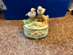 vintage porselein Royal Crown Doves juwelendoosje, Ophalen of Verzenden