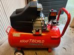 Kraftworld compressor 50 liter, Doe-het-zelf en Verbouw, Compressors, Ophalen of Verzenden