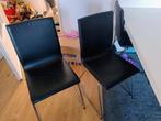 6x Ikea Volfgang eetkamerstoelen. Nepleer., Huis en Inrichting, Ophalen, Artikel 18199, Zwart, Zo goed als nieuw