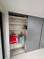 Schuifdeuren en planken, Huis en Inrichting, Kasten | Kledingkasten, Ophalen, Overige materialen, Gebruikt, 100 tot 150 cm