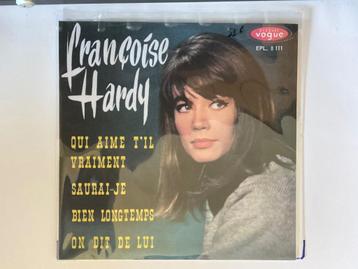 FRANCOISE HARDY: EP.  QUI AIME T'IL VRAIMENT. VG+ beschikbaar voor biedingen