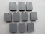 nr. 9441, Hoge donkergrijze stenen, 1x2x2, Ophalen of Verzenden, Zo goed als nieuw, Complete set, Lego