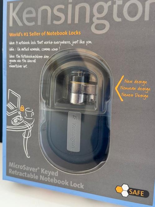 Retractable laptop lock, Computers en Software, Apple Desktops, Zo goed als nieuw, Mac Mini, Ophalen of Verzenden