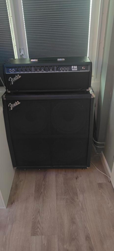 Fender FM 100H Top + FM412 Cabinet, Muziek en Instrumenten, Versterkers | Bas en Gitaar, Zo goed als nieuw, Gitaar, 100 watt of meer