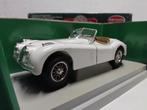 Jaguar XK 120 convertible creme ERTL Britain metal 1:18 KRD, Ophalen of Verzenden, Zo goed als nieuw, Auto, ERTL