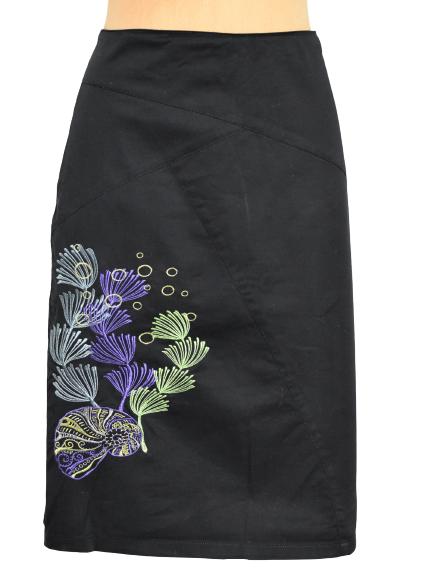 St.Martins katoenen rokje, rok, flowers, Mt. 42 / L, Overige kleuren, Verzenden, Maat 42/44 (L), Zo goed als nieuw